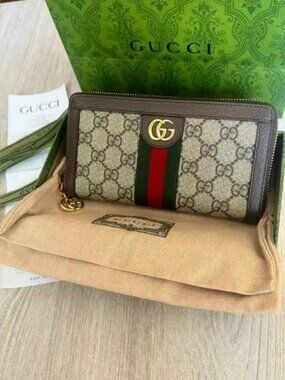 Gucci Ophidia Zip Around Wallet